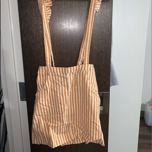 Yellow Striped Urban Outfitters Skirt